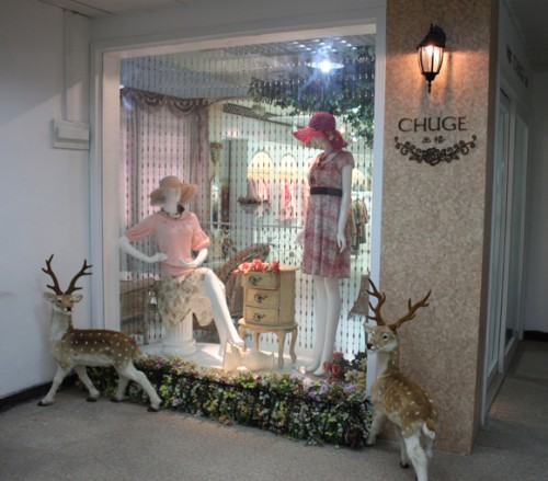 出格女装店铺形象