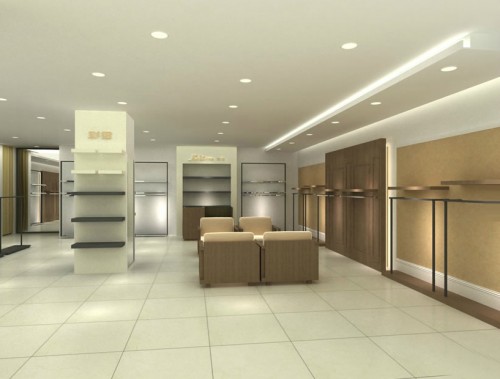 彩雪羽绒服店铺展示