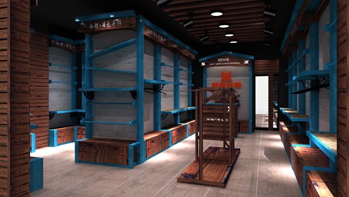 西都本色牛仔店铺展示