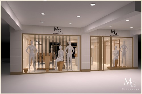 米谷娜女装店铺展示