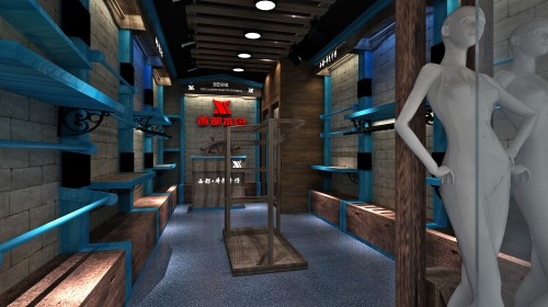 西都本色牛仔店铺展示