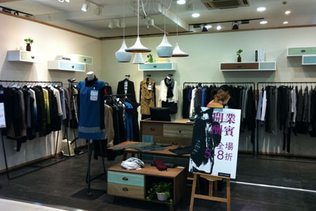 女性日记女装店铺展示