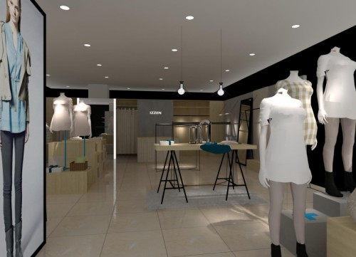 IZZEN女装店铺展示