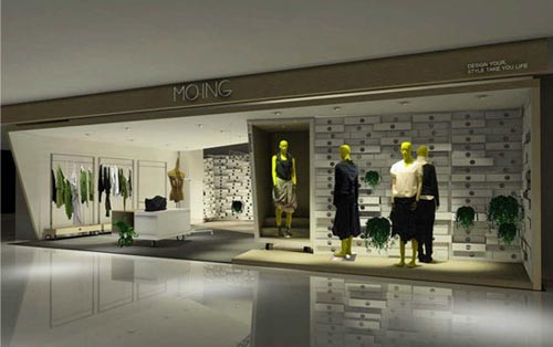 MOING女装店铺形象