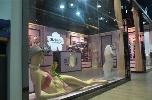 帕莉秀内衣店铺形象