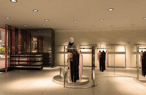 让菲特女装店铺展示