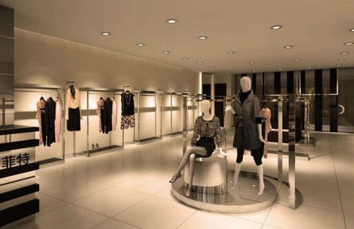 让菲特女装店铺展示