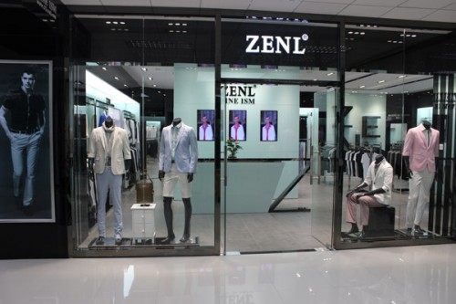 佐纳利男装店铺形象