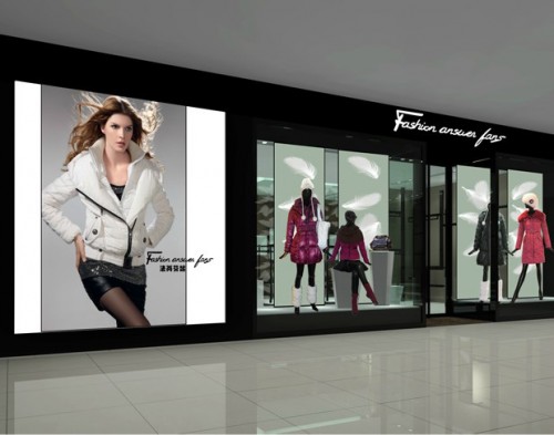 法尚芬妮羽绒服店铺展示