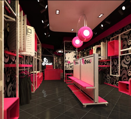 纯十三妹女装店铺展示