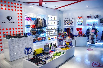 宅男社内衣店铺展示