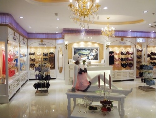 艾慕芬内衣店铺形象