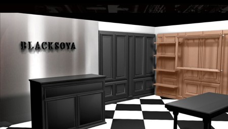 BLACKSOYA男装店铺展示