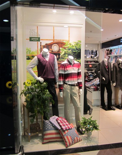 箭牌男装店铺形象