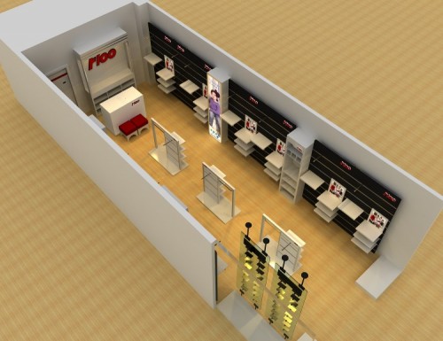 r100童装店铺展示