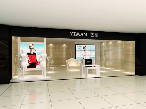 YIMAN女装店铺展示