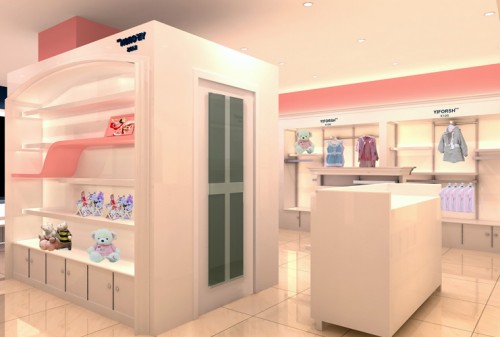 衣之上童装店铺展示