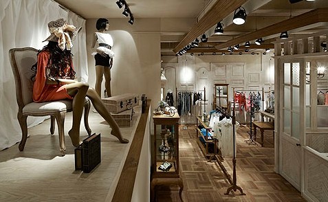 时尚主播女装店铺展示