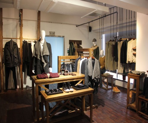 时亦男装店铺形象