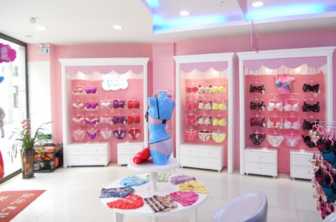 水晶秘密内衣店铺形象