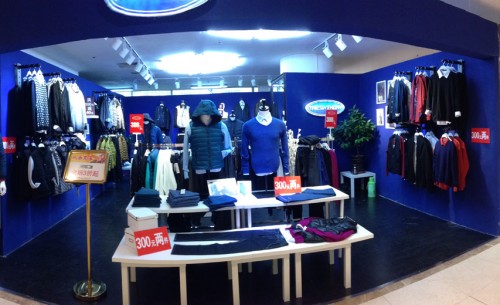 第六日男装店铺展示