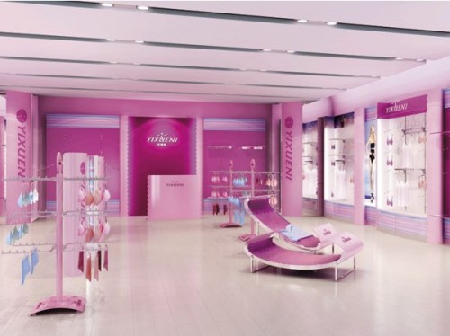 依雪妮内衣店铺展示