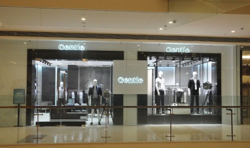 爵度男装店铺形象