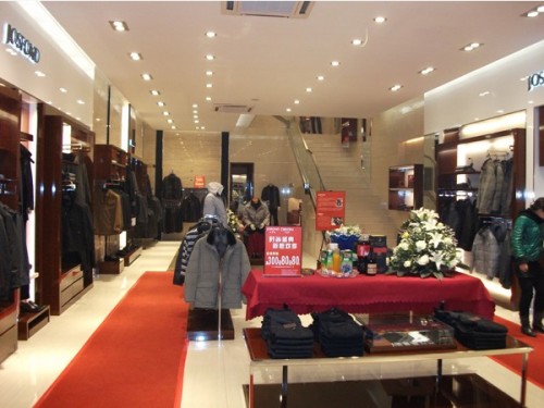 杰思梵男装店铺展示