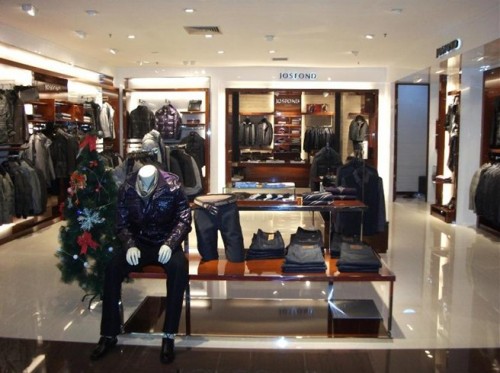 杰思梵男装店铺展示