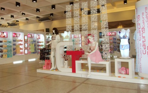 彩婷内衣店铺展示