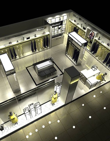 玛士天纳女装店铺展示