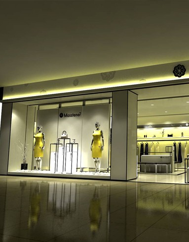 玛士天纳女装店铺展示