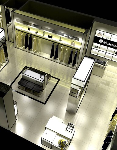 玛士天纳女装店铺展示
