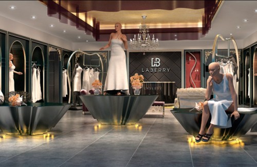 拉宝丽女装店铺展示