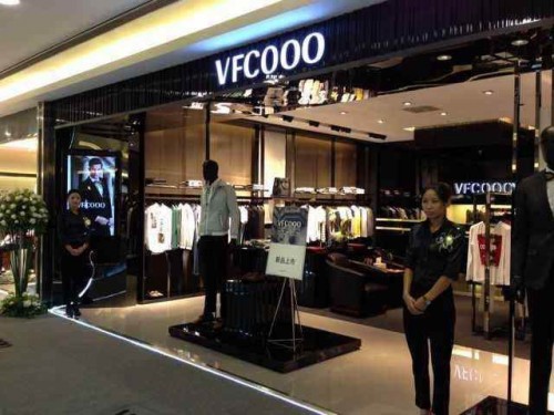 威蔻男装店铺形象