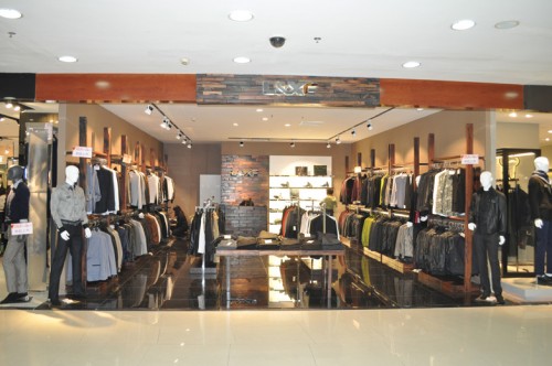 罗马伦萨男装店铺形象