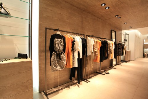 粉蓝女装店铺形象