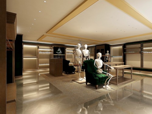 英国保罗男装店铺形象