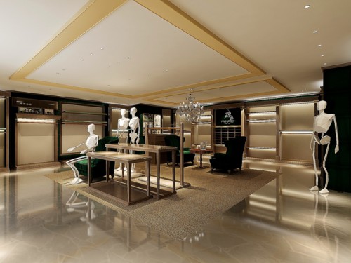 英国保罗男装店铺形象