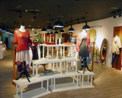 唇印女装店铺形象