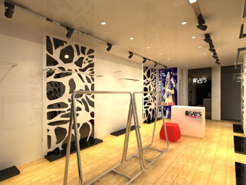 衣衫衣饰女装店铺展示