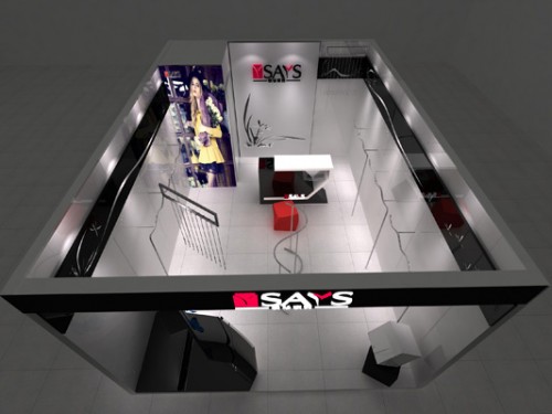 衣衫衣饰女装店铺展示