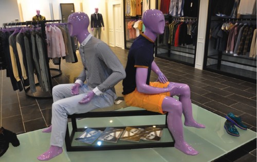 蒙特威斯男装店铺展示