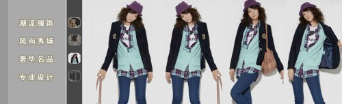 利好休闲装店铺展示