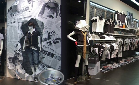 佰奇美休闲装店铺展示