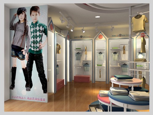 凯斯秀童装店铺形象