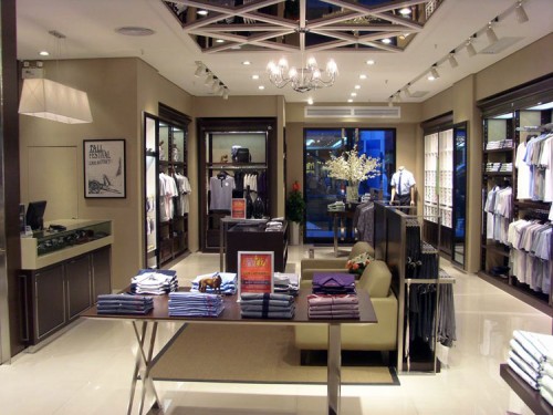 七匹狼男装店铺展示