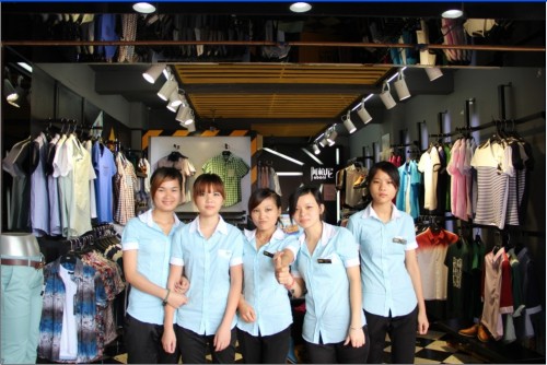 阿柏尼男装店铺形象