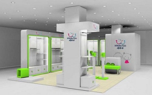 娃哈哈 童装店铺展示