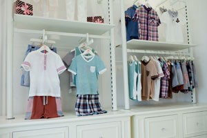 时尚标尺童装店铺形象